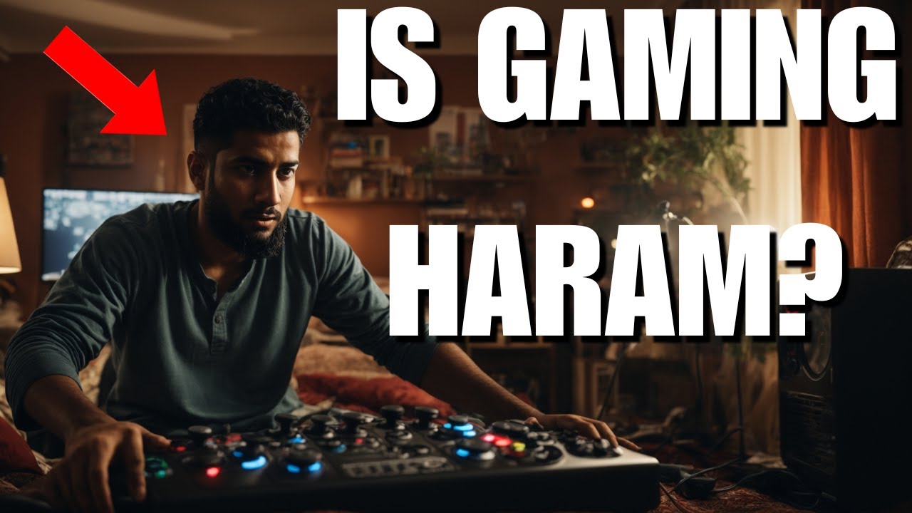 a guy's playing video games and asks himself "is gambling haram?"